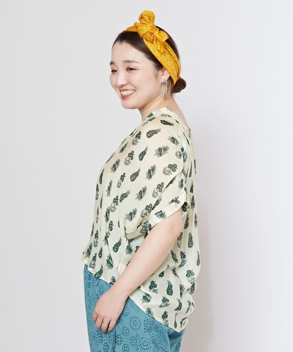 Bagru Print Pattern Pullover