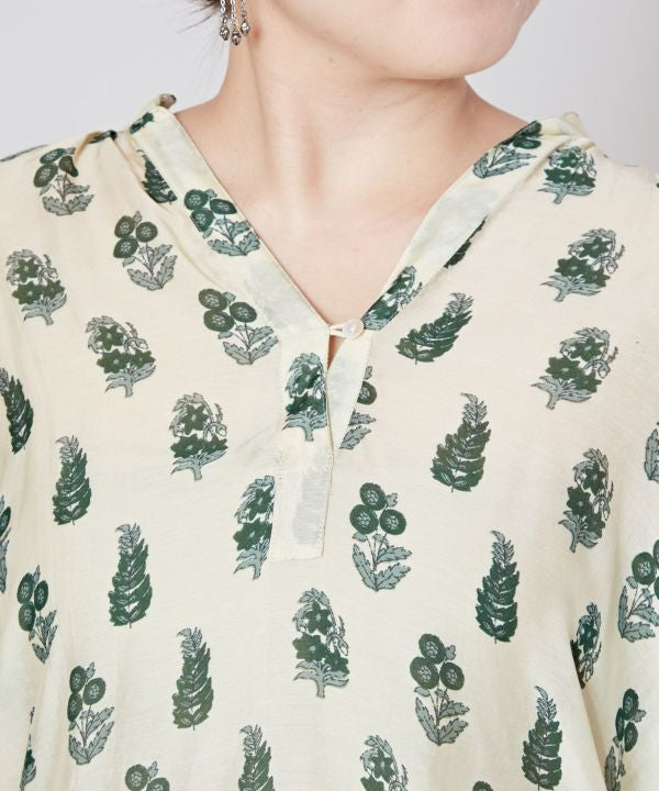 Bagru Print Pattern Pullover