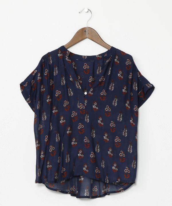 Bagru Print Pattern Pullover