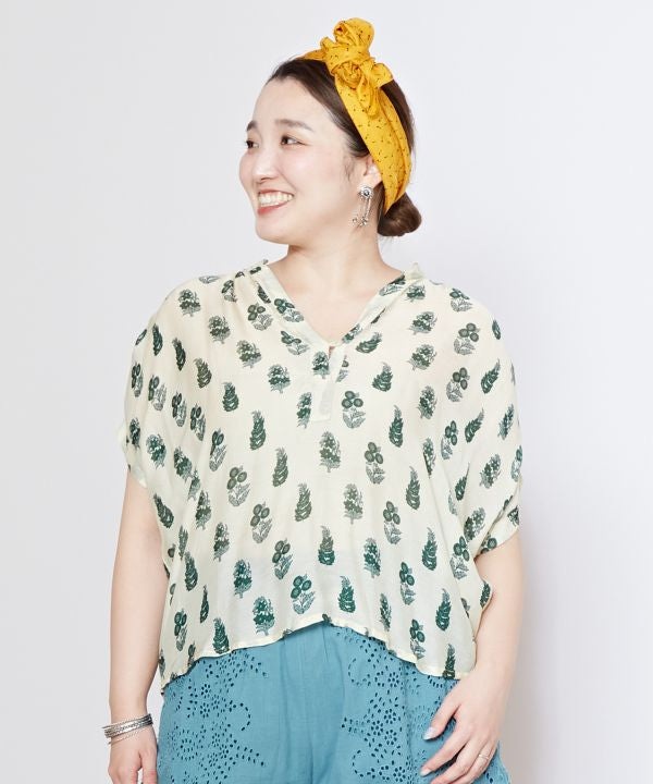 Bagru Print Pattern Pullover