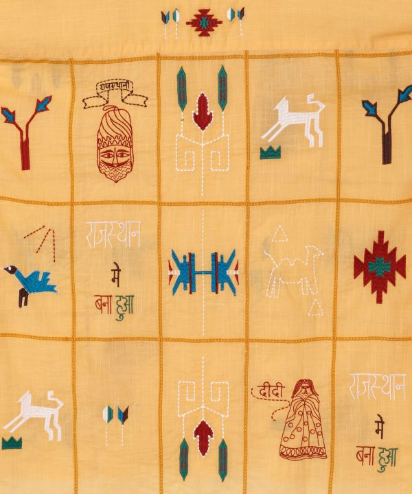 Embroidered Breathable Cotton Men's Shirt