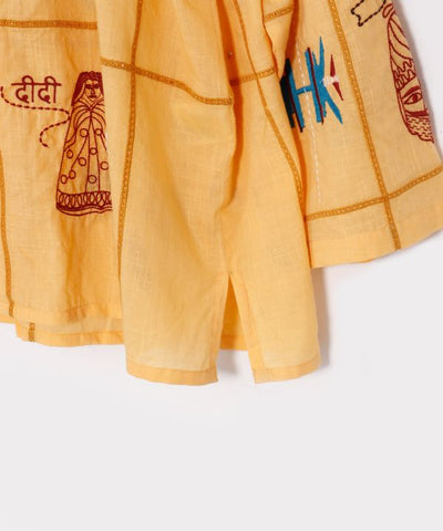 Embroidered Breathable Cotton Men's Shirt