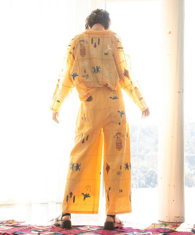 Embroidered Breathable Cotton Shirt