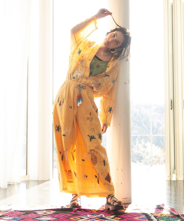 Embroidered Breathable Cotton Shirt