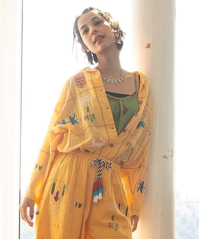 Embroidered Breathable Cotton Shirt