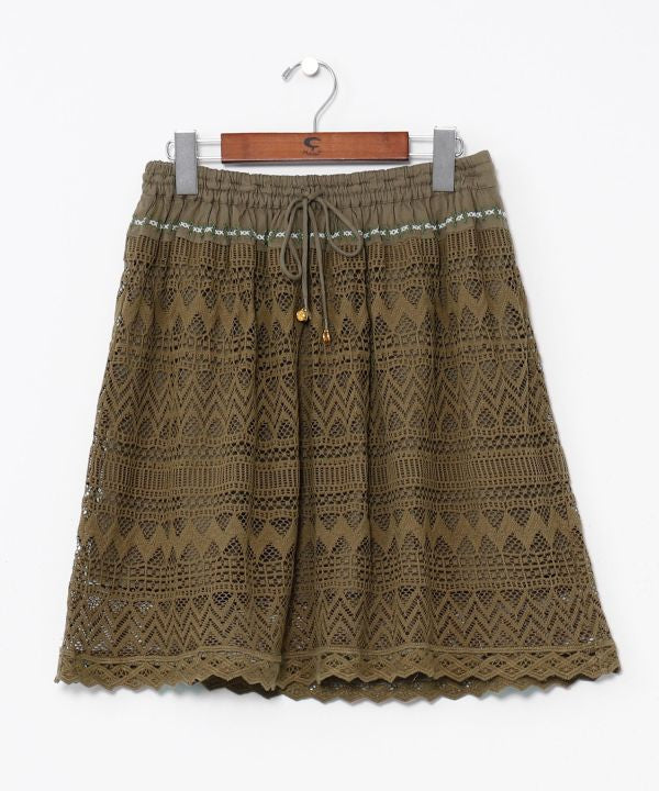 Lace Short Skirt