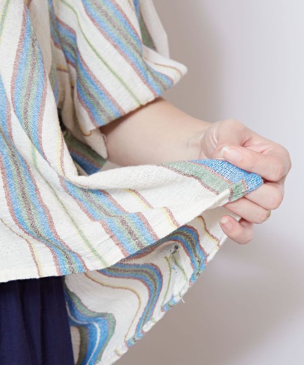 Striped Cotton Effortless Top