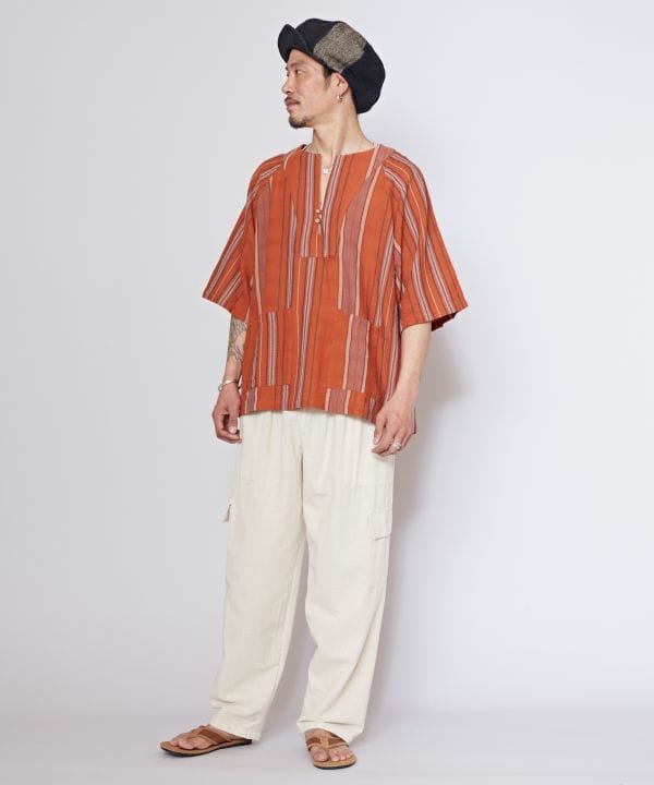 Men's Striped Cotton Top