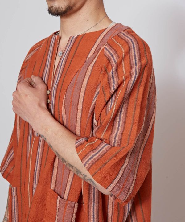 Men's Striped Cotton Top