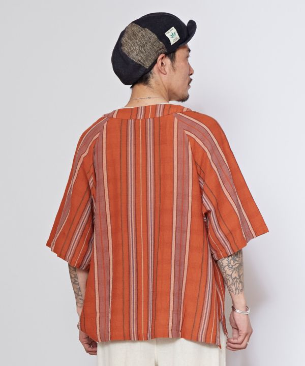 Men's Striped Cotton Top