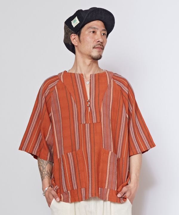 Men's Striped Cotton Top