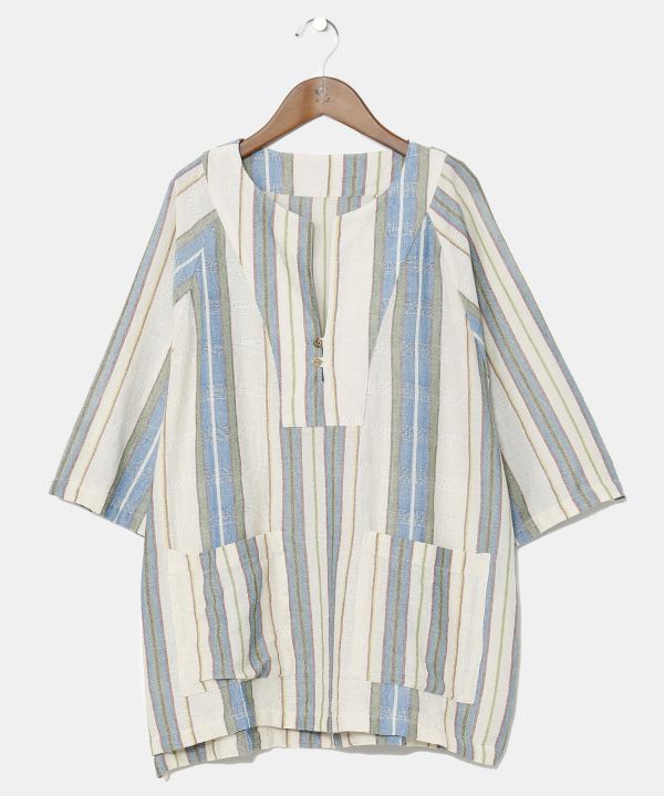 Men's Striped Cotton Top