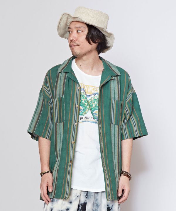 Men's Striped Cotton Shirt