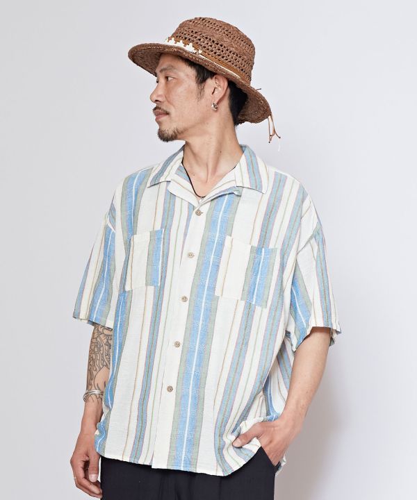 Men's Striped Cotton Shirt