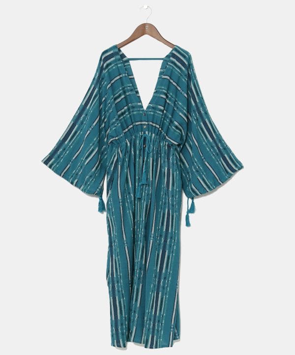 Boho Jacquard Midi Dress