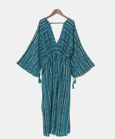 Boho Jacquard Midi Dress