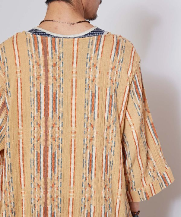 Boho Jacquard Versatile Top