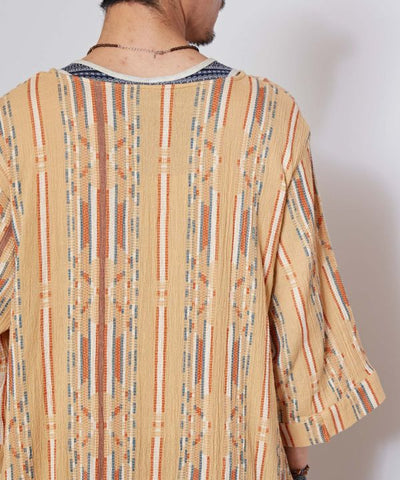 Boho Jacquard Versatile Top