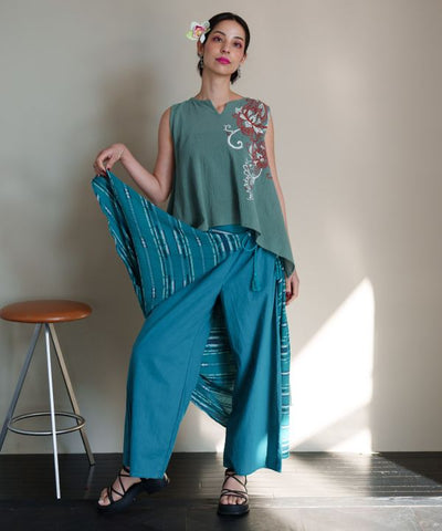 Boho Jacquard Wide Pants