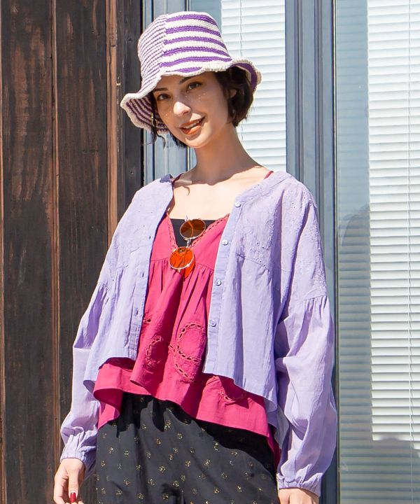 Embroidered Cotton Blouse