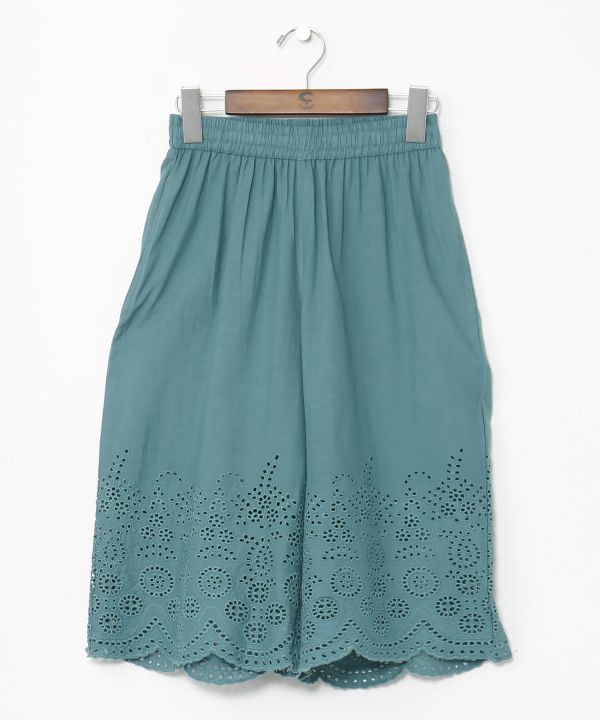 Schiffli Embroidery Shorts