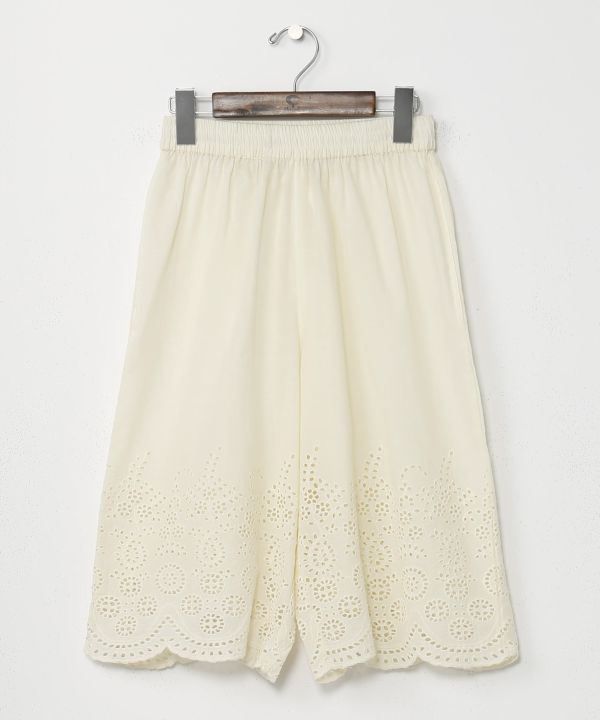 Schiffli Embroidery Shorts