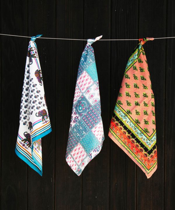 Elephant Print Bandana