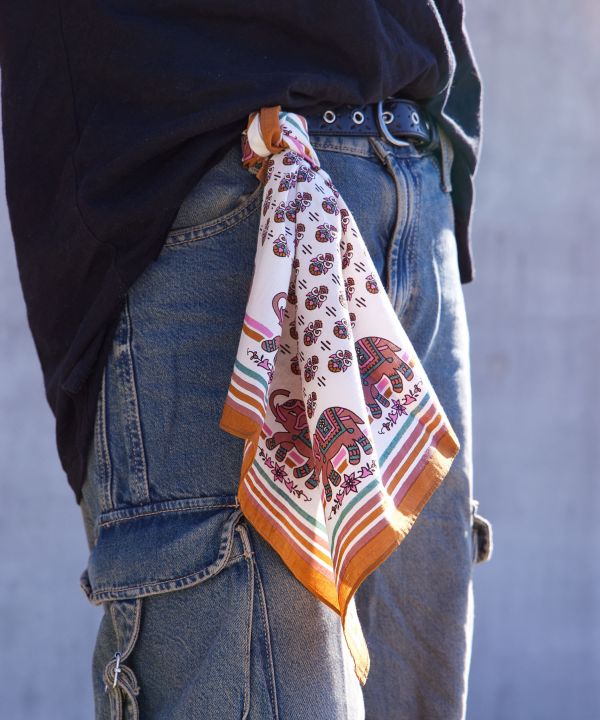 Elephant Print Bandana