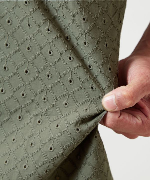 Men’s Schiffli Embroidered Kurta