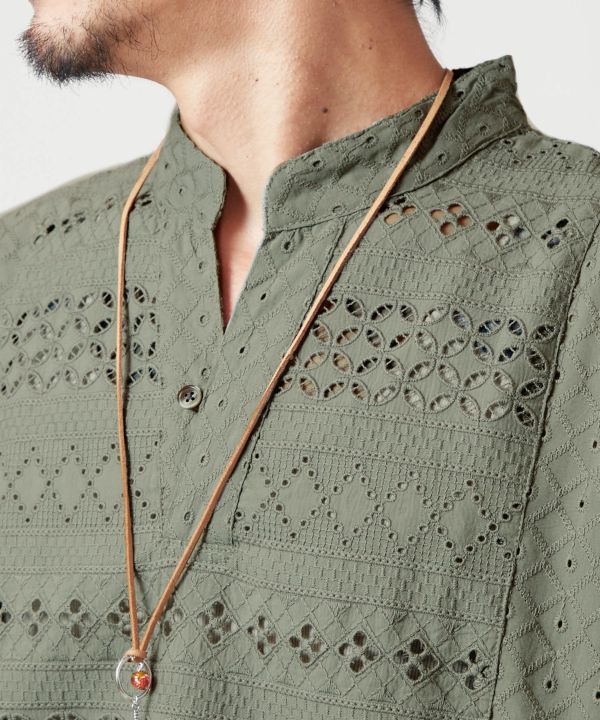 Men’s Schiffli Embroidered Kurta