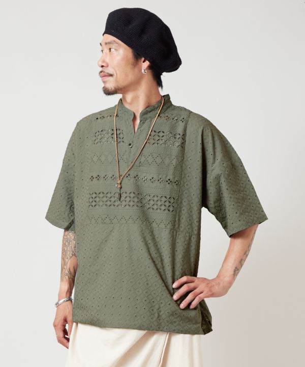 Men’s Schiffli Embroidered Kurta