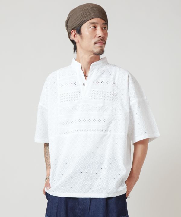 Men’s Schiffli Embroidered Kurta