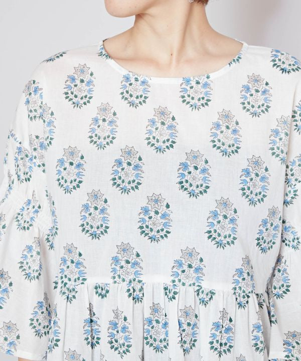 Block Print Cotton Blouse