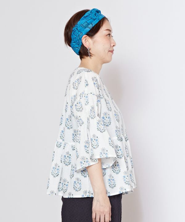 Block Print Cotton Blouse