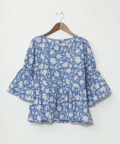 Block Print Cotton Blouse