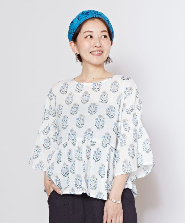 Block Print Cotton Blouse