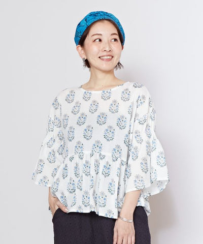Block Print Cotton Blouse