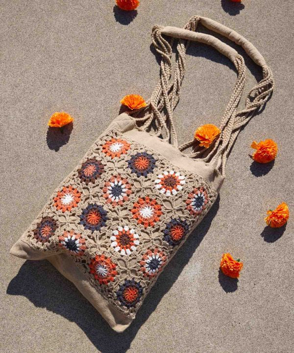 Hand Crochet Tote Bag