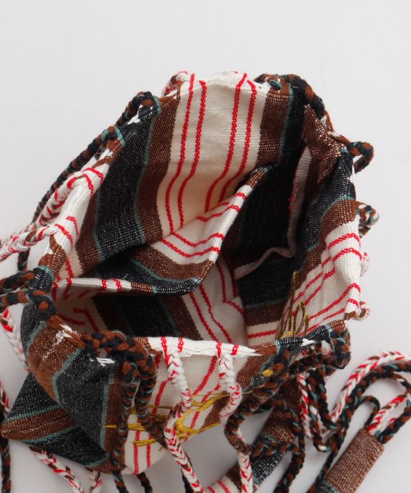 Woven Striped Shoulder Bag