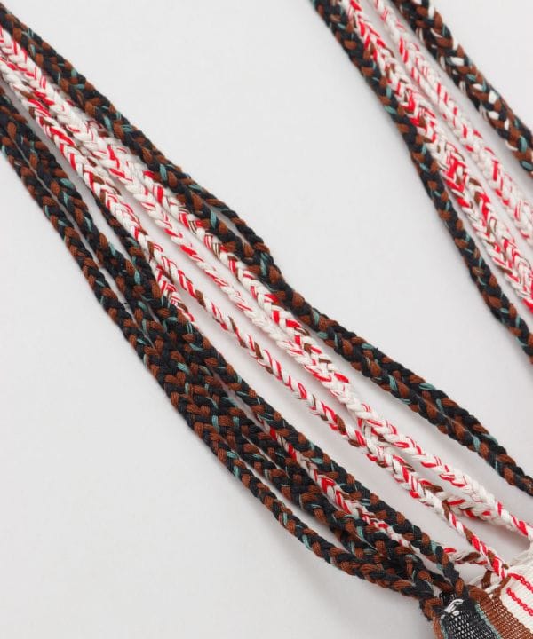 Woven Striped Shoulder Bag