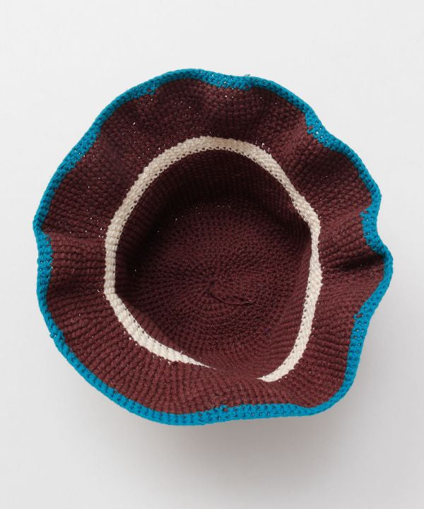 Hand Knitted Hemp Cotton Hat