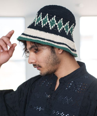 Hand Knitted Cotton Hat