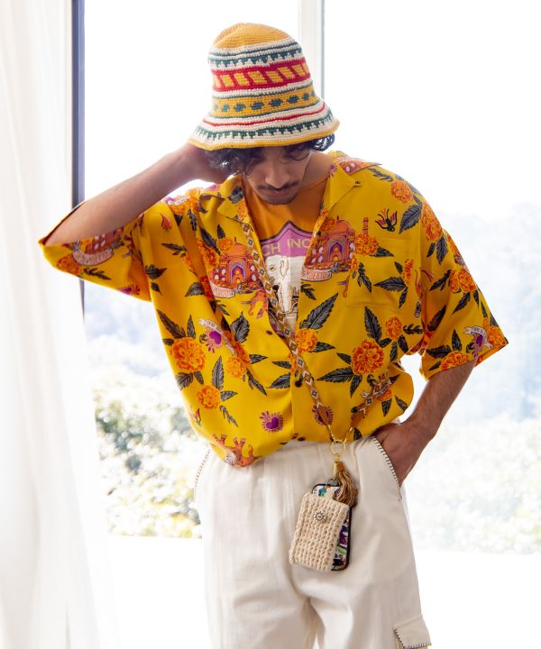 Hand Knitted Cotton Hat