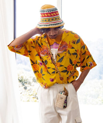 Hand Knitted Cotton Hat