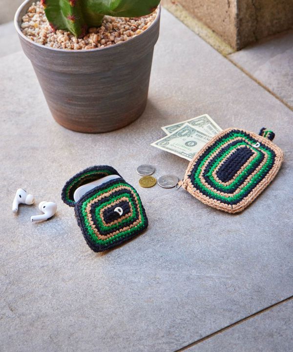 Hand Knitted Mini Pouch