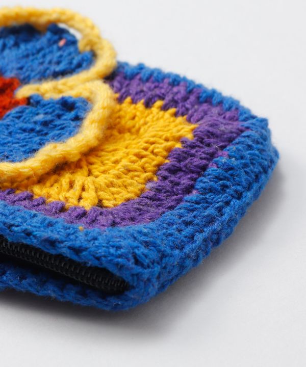 Floral Crochet Pouch