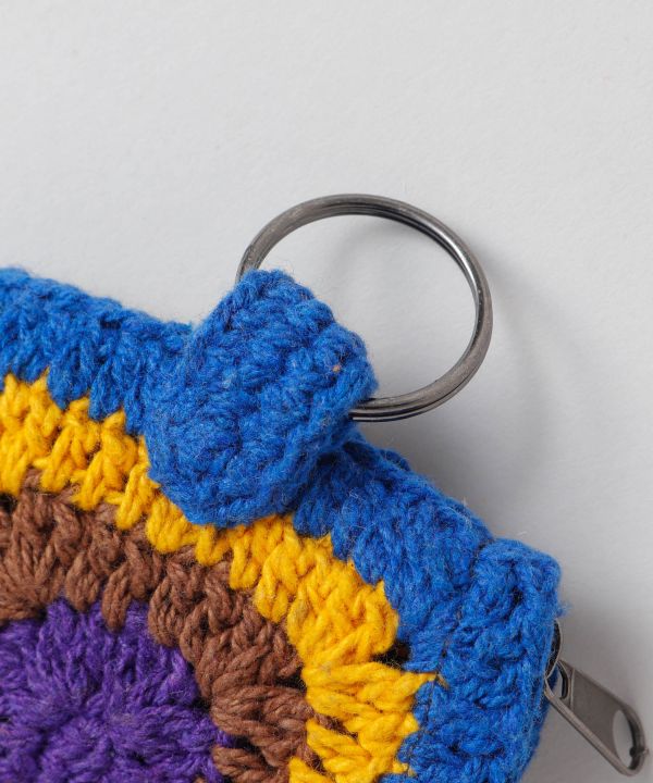 Floral Crochet Pouch