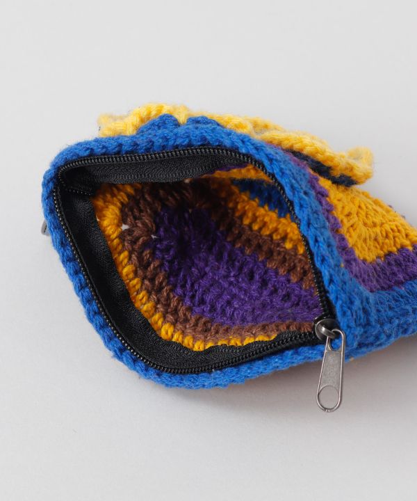 Floral Crochet Pouch