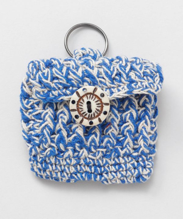 Hand Crochet Gradient Mini Pouch