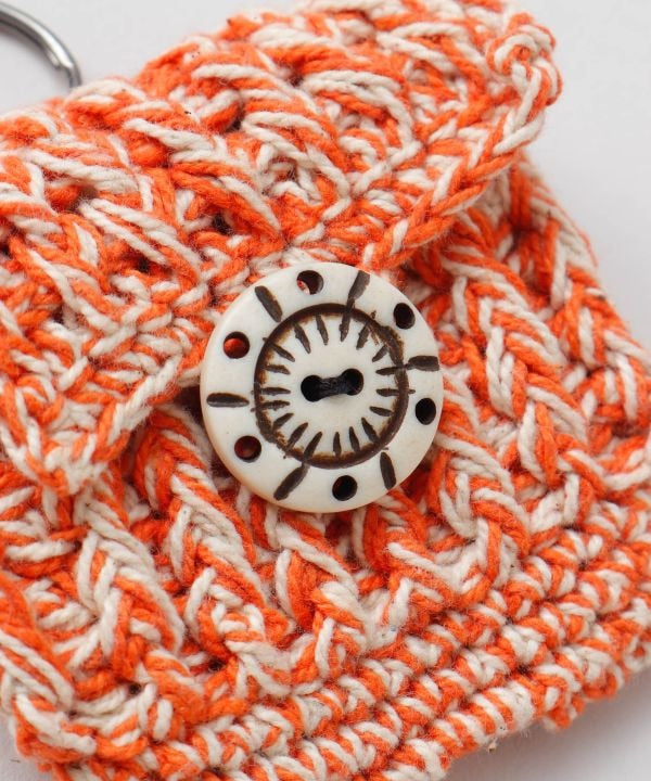 Hand Crochet Gradient Mini Pouch